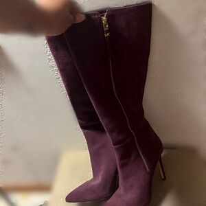 Michael Kors Women's Purple Knee-High Boots